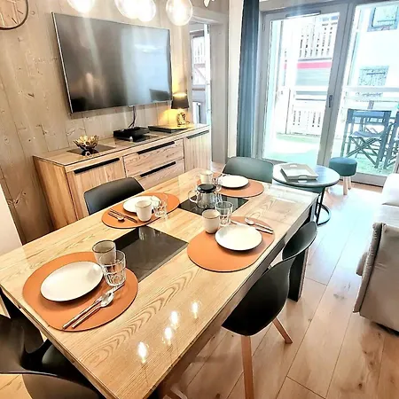 4 Pers, Centre Les Gets, Wifi, Parking - Fr-1-598-64 Apartmán Les Gets